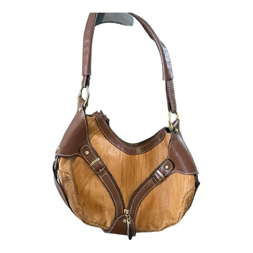Vintage Classic Boho Barbara‎ of Italy Genuine Leather Shoulder Bag